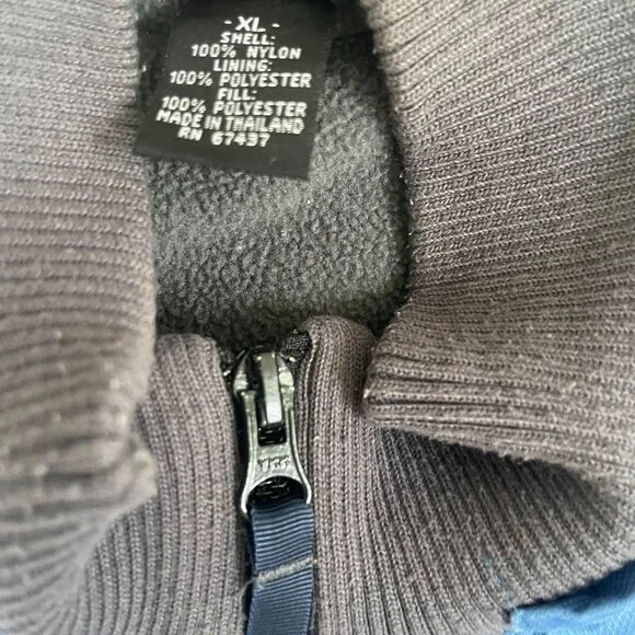 Men’s polo Ralph Lauren blue vest Size xl Made in Thailand Polo jeans company  # - Picture 5 of 5